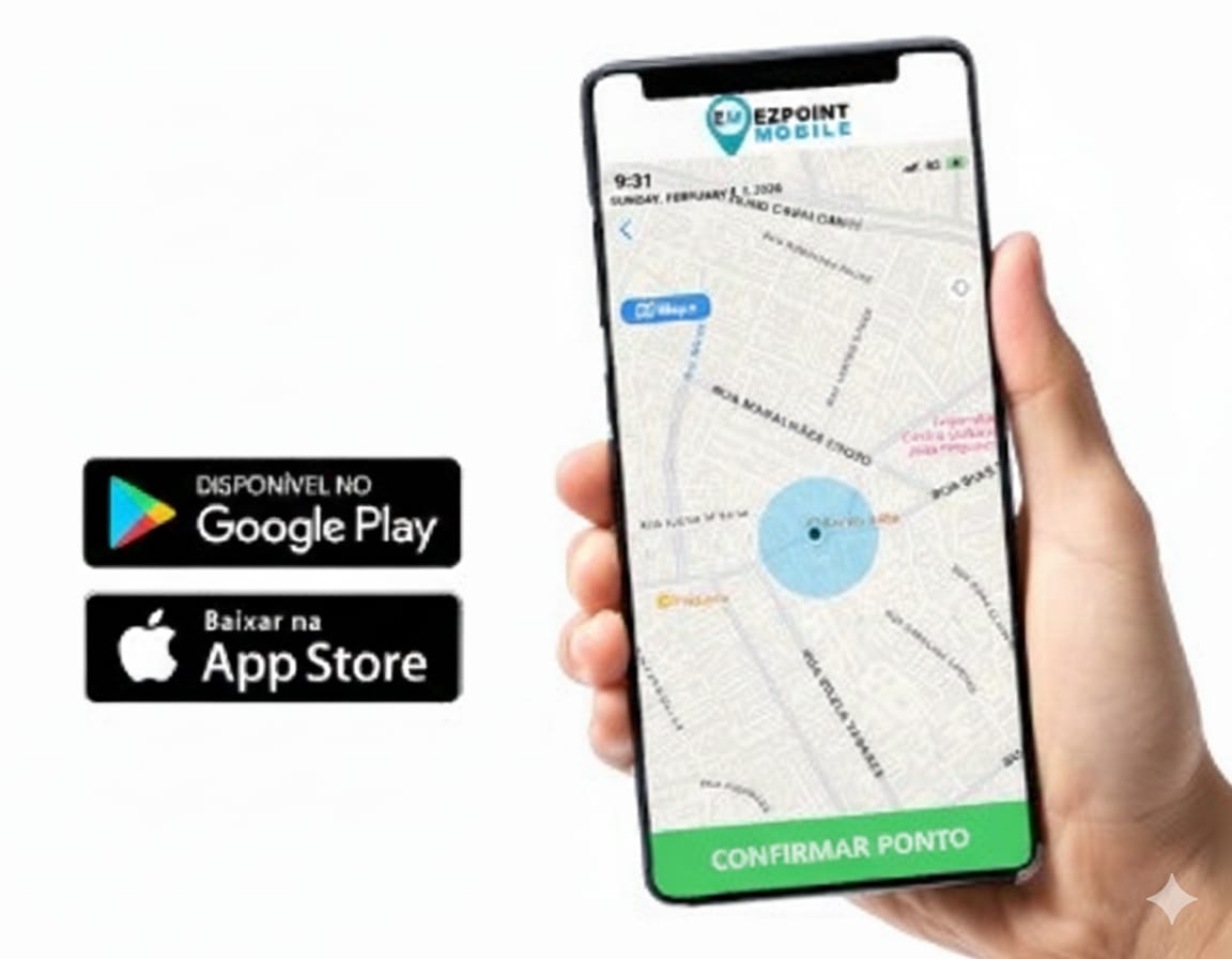 controle de ponto, relógio de ponto, ponto eletrônico, ponto biometrico, marcação de ponto por celular, celular para bater ponto, marcar ponto pelo celular, app bater ponto