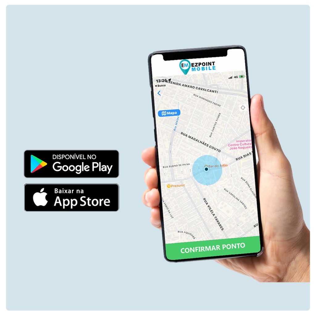 controle de ponto, relógio de ponto, ponto eletrônico, ponto biometrico, marcação de ponto por celular, celular para bater ponto, marcar ponto pelo celular, app bater ponto
